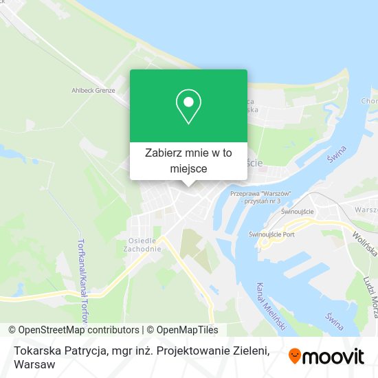 Mapa Tokarska Patrycja, mgr inż. Projektowanie Zieleni