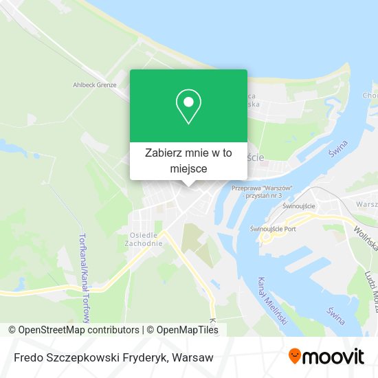 Mapa Fredo Szczepkowski Fryderyk