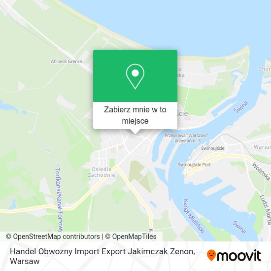 Mapa Handel Obwozny Import Export Jakimczak Zenon