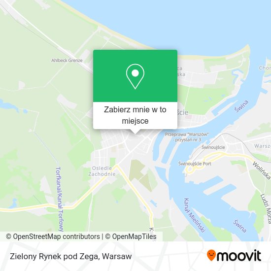 Mapa Zielony Rynek pod Zega