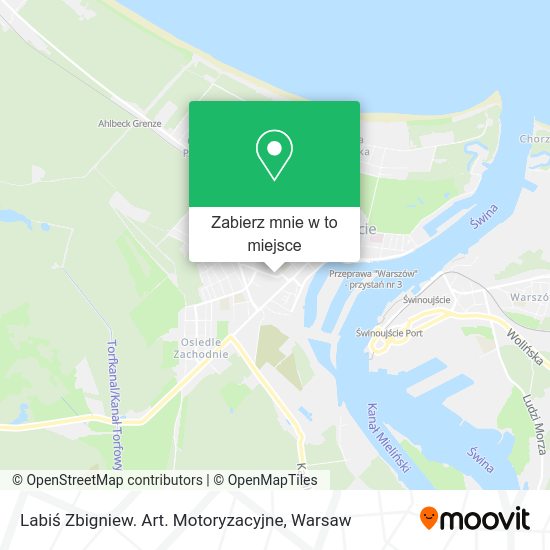 Mapa Labiś Zbigniew. Art. Motoryzacyjne