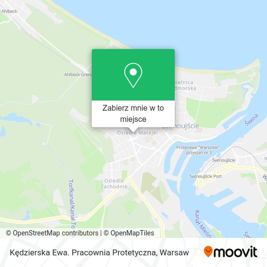 Mapa Kędzierska Ewa. Pracownia Protetyczna