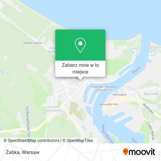 Mapa Żabka