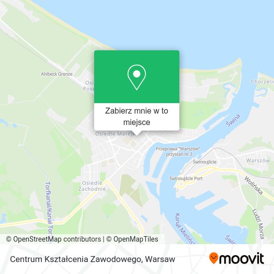 Mapa Centrum Kształcenia Zawodowego