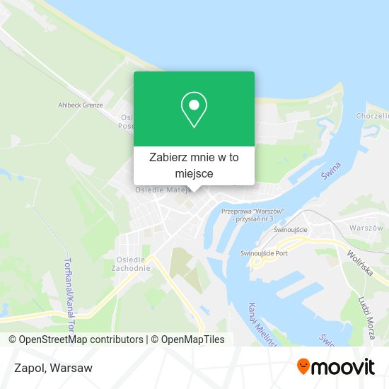 Mapa Zapol