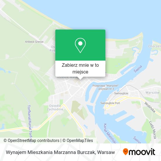 Mapa Wynajem Mieszkania Marzanna Burczak