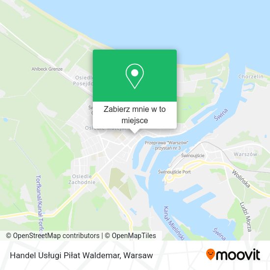 Mapa Handel Usługi Piłat Waldemar