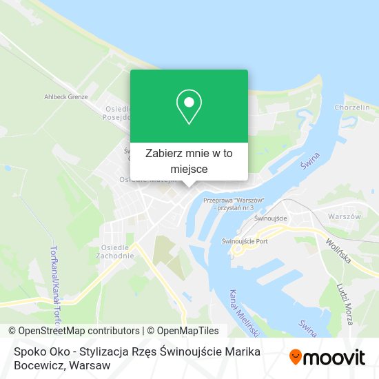 Mapa Spoko Oko - Stylizacja Rzęs Świnoujście Marika Bocewicz