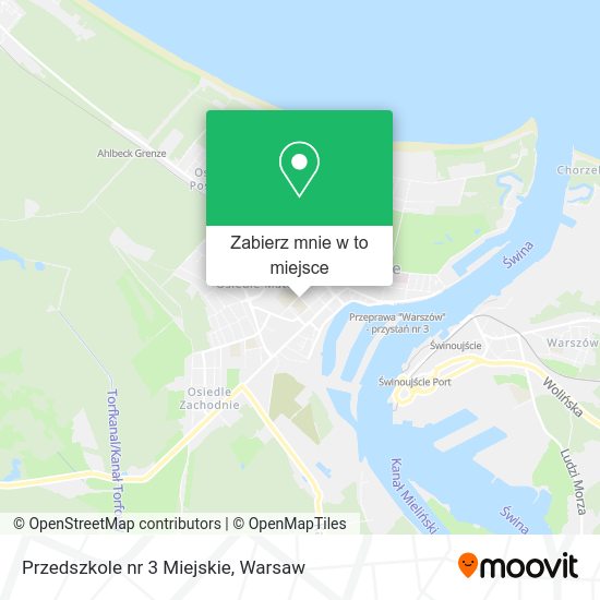 Mapa Przedszkole nr 3 Miejskie