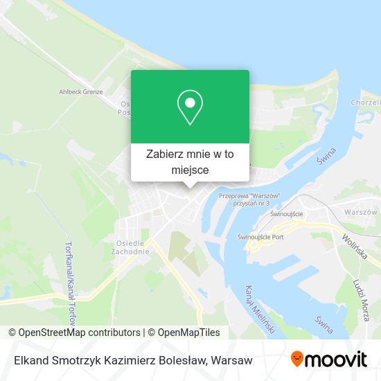 Mapa Elkand Smotrzyk Kazimierz Bolesław