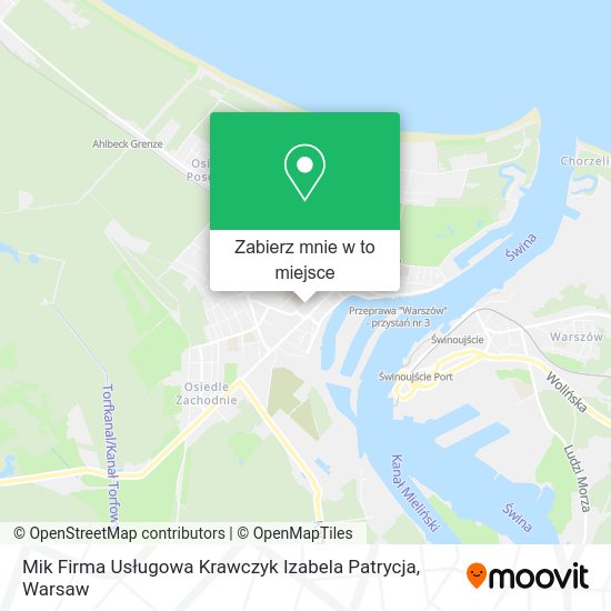 Mapa Mik Firma Usługowa Krawczyk Izabela Patrycja