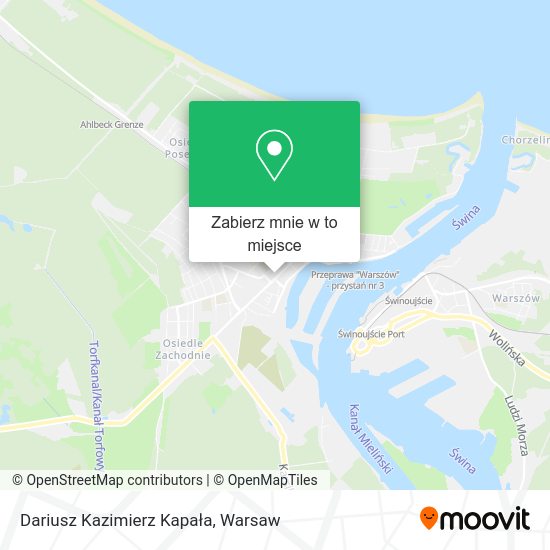 Mapa Dariusz Kazimierz Kapała