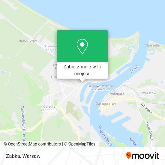 Mapa Zabka