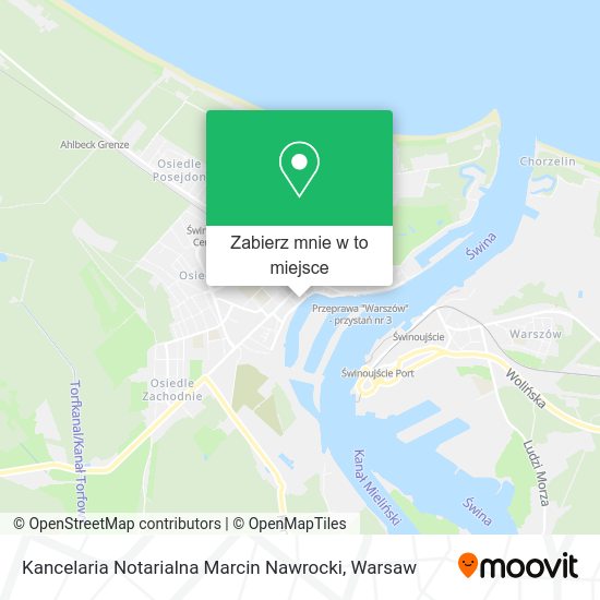 Mapa Kancelaria Notarialna Marcin Nawrocki