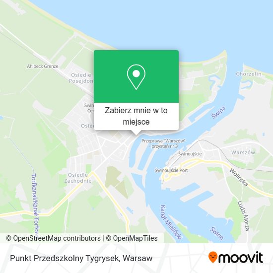 Mapa Punkt Przedszkolny Tygrysek