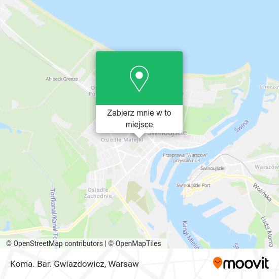 Mapa Koma. Bar. Gwiazdowicz