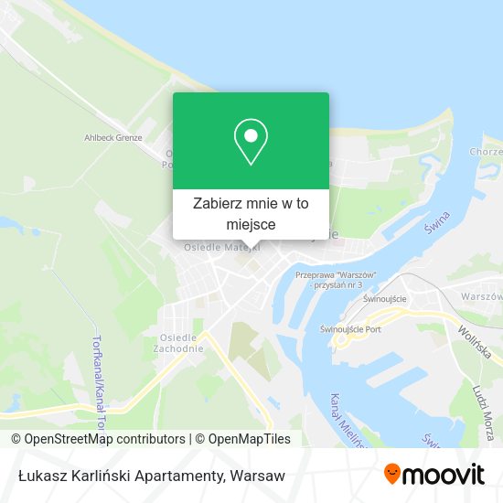 Mapa Łukasz Karliński Apartamenty