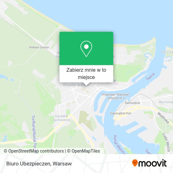 Mapa Biuro Ubezpieczen