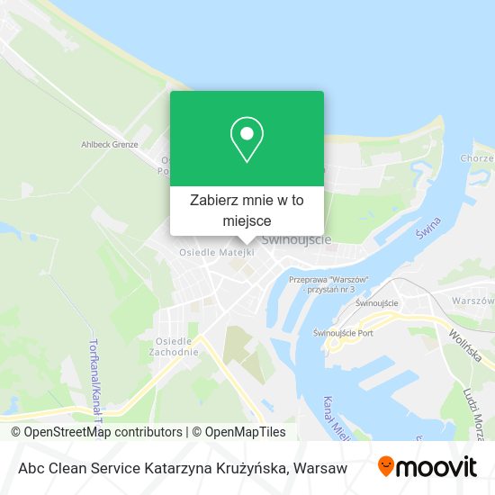 Mapa Abc Clean Service Katarzyna Krużyńska