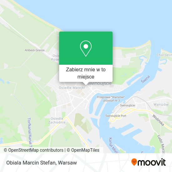 Mapa Obiala Marcin Stefan