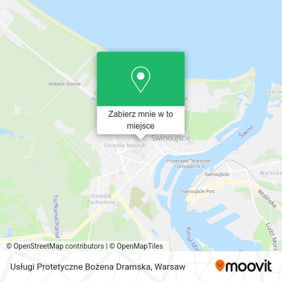 Mapa Usługi Protetyczne Bożena Dramska