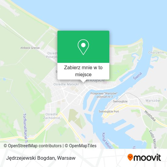 Mapa Jędrzejewski Bogdan