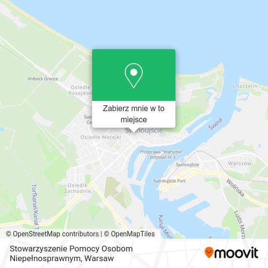 Mapa Stowarzyszenie Pomocy Osobom Niepełnosprawnym