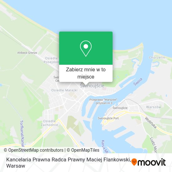 Mapa Kancelaria Prawna Radca Prawny Maciej Flankowski