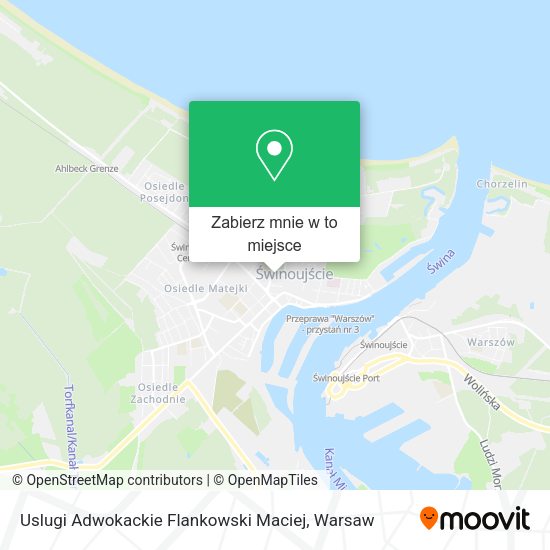 Mapa Uslugi Adwokackie Flankowski Maciej