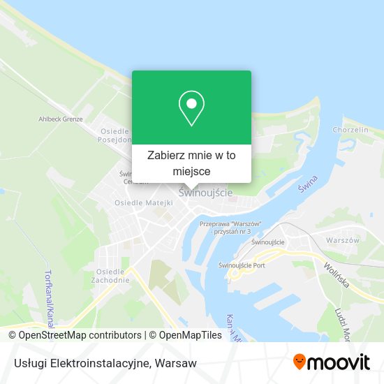 Mapa Usługi Elektroinstalacyjne