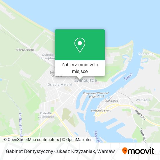 Mapa Gabinet Dentystyczny Łukasz Krzyżaniak