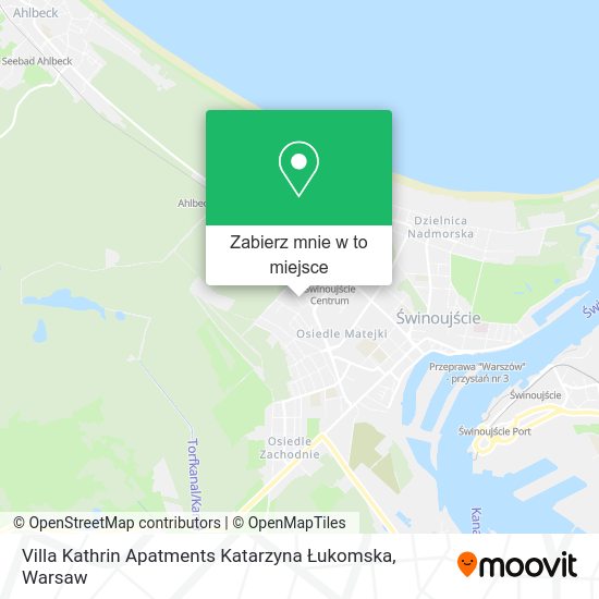 Mapa Villa Kathrin Apatments Katarzyna Łukomska