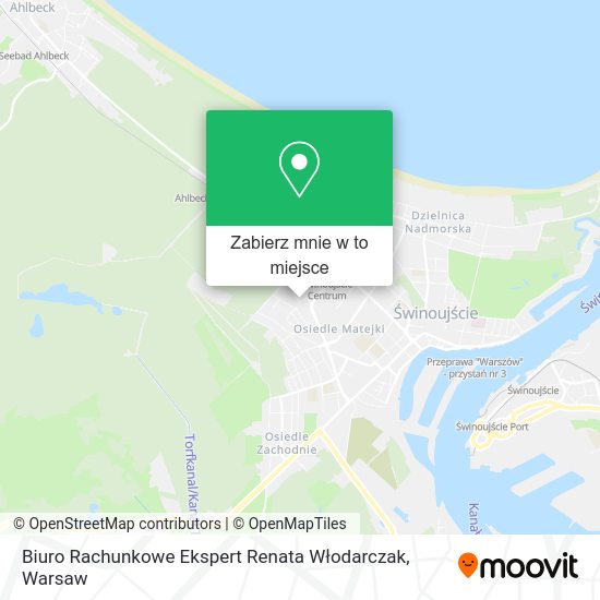 Mapa Biuro Rachunkowe Ekspert Renata Włodarczak