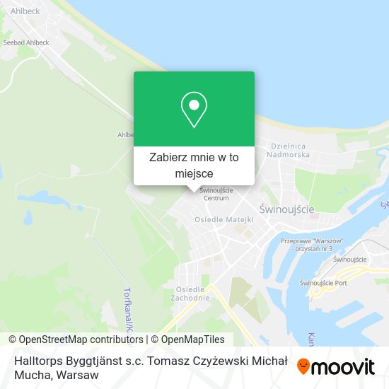 Mapa Halltorps Byggtjänst s.c. Tomasz Czyżewski Michał Mucha