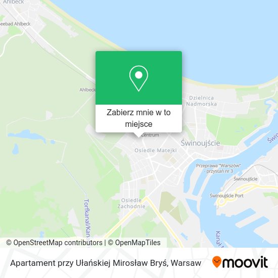 Mapa Apartament przy Ułańskiej Mirosław Bryś