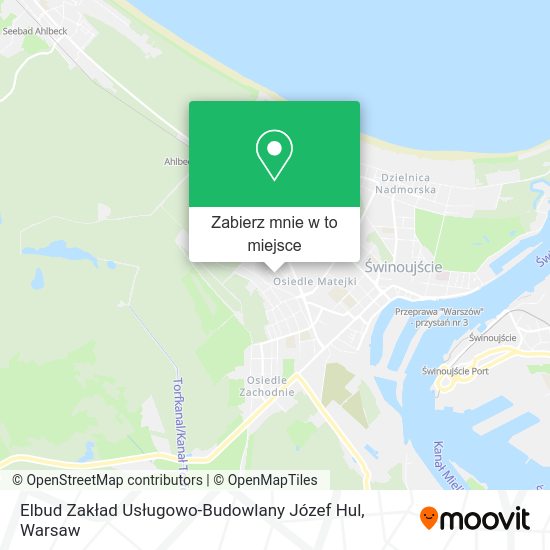 Mapa Elbud Zakład Usługowo-Budowlany Józef Hul