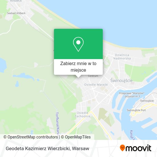 Mapa Geodeta Kazimierz Wierzbicki