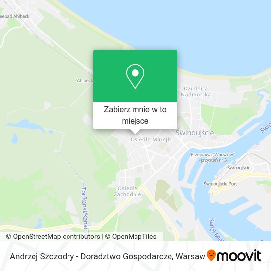 Mapa Andrzej Szczodry - Doradztwo Gospodarcze