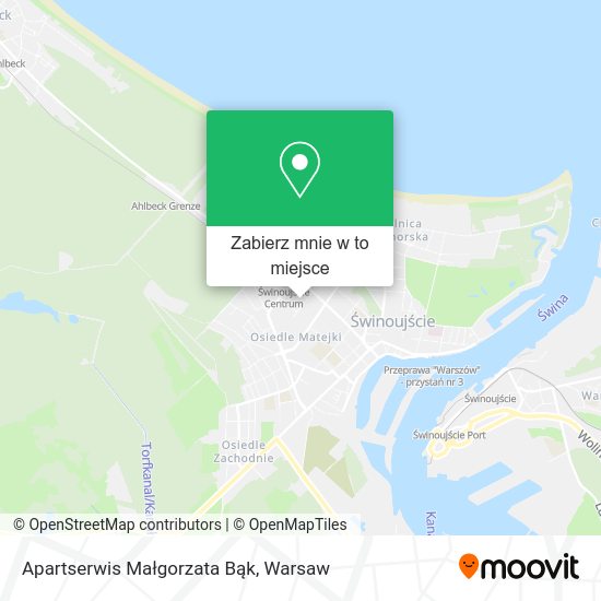 Mapa Apartserwis Małgorzata Bąk