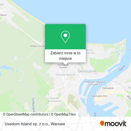 Mapa Usedom Island sp. z o.o.