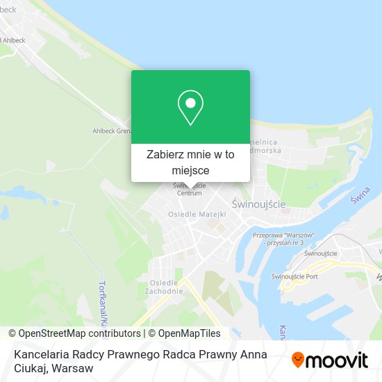 Mapa Kancelaria Radcy Prawnego Radca Prawny Anna Ciukaj