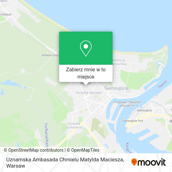 Mapa Uznamska Ambasada Chmielu Matylda Maciesza