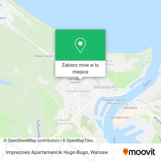 Mapa Imprezowy Apartamencik Hugo-Bugo