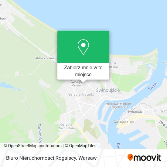 Mapa Biuro Nieruchomości Rogalscy