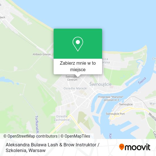 Mapa Aleksandra Bulawa Lash & Brow Instruktor / Szkolenia