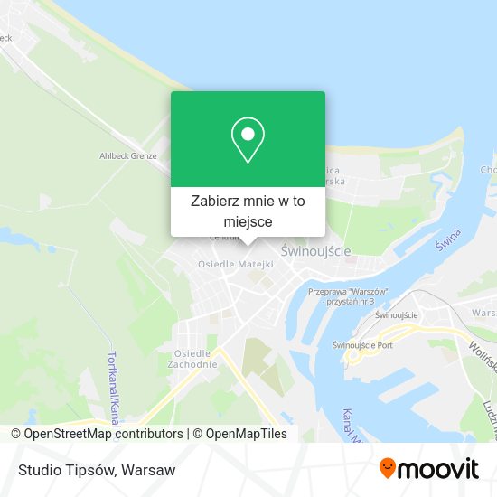 Mapa Studio Tipsów