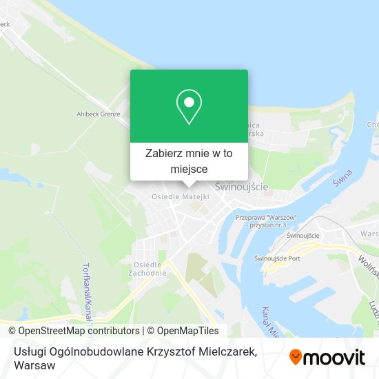 Mapa Usługi Ogólnobudowlane Krzysztof Mielczarek