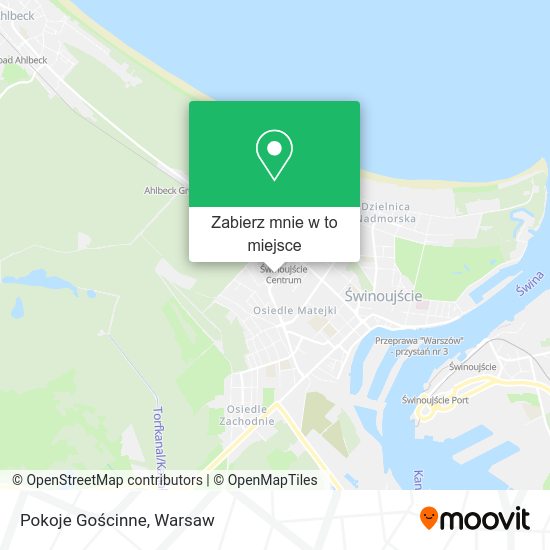 Mapa Pokoje Gościnne