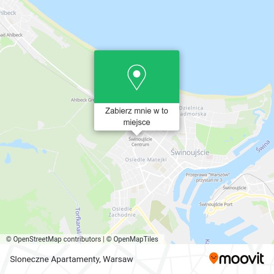 Mapa Sloneczne Apartamenty