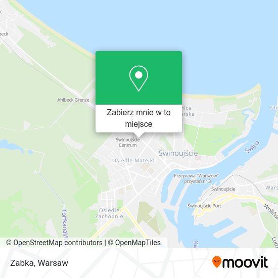 Mapa Zabka